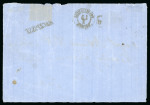 Stamp of Romania » United Principalities 1862-1864 1862-64 30pa blue group of covers and fronts