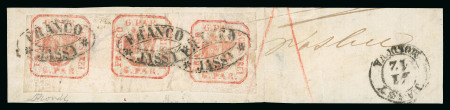 Stamp of Romania » United Principalities 1862-1864 1862 3p 6p and 30p mint and used accumulation on pages