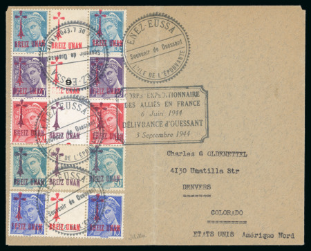 Stamp of France » Libération Breiz-Unan (Bretagne), Libération, Type Mercure, Mayer