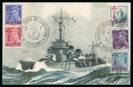 Stamp of France » Libération Breiz-Unan (Bretagne), Libération, Type Mercure et