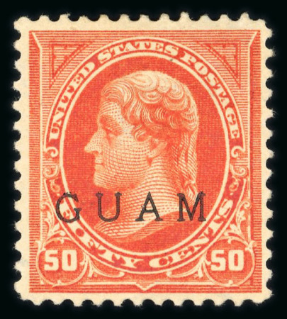 Stamp of United States » U.S. Possessions » Guam 1899-1930, ten mint and and used stamps with Scott n° 10 *, n° 11 *