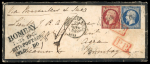 Stamp of France » Lettres Classiques 1856 France Inde 80c+20c Boulogne pour Bombay