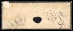 Stamp of France » Lettres Classiques 1856 France Inde 80c+20c Boulogne pour Bombay