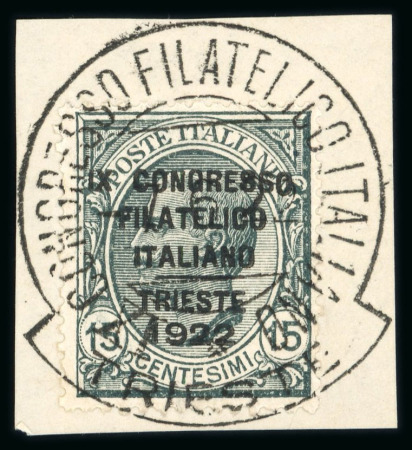 Stamp of Italy » Regno d'Italia Italy : 1922, Triest Congress Sassone n° 123-126 used