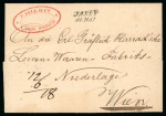 Stamp of Romania » Collections, Lots etc. 1820-50s Disinfected Mail