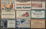 Stamp of France » Carnets 1923-1929, intéressant lot de 9 carnets semi-modernes