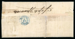 Stamp of Romania » 1858 (1st Nov.) - 1861 Moldavia - Handstruck at Jassy - Imperforate 1858 80pa red on white wove paper tied to wrapper by