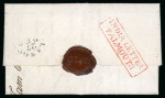 Stamp of Great Britain » Postal History » Pre-Adhesive & Stampless 1762-1836 group of 6 covers on pages with 1762 ''PENNY POST PAID'' Dockwra letter, etc