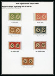 Stamp of Finland 1920, North Ingermanland, specialized collection in album