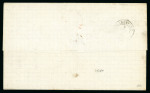 Stamp of Mauritius » 1860-72 De La Rue Issues (SG 46-72) 1863-72 6d. green with wing-margin, on 1877 (11 Oct.) entire to Marseilles