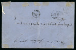 Stamp of Mauritius » 1883-91 Surcharges, Arms & Jubilee Issues (SG 112-35, 137) 1888 (1 June) envelope registered from Beau-Bassin