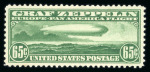 Stamp of United States » 1919 Issues onwards Air Post : 1930, Zeppelin Issue S. 13-15 mint *. Very
