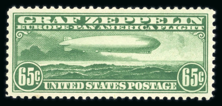Stamp of United States » 1919 Issues onwards Air Post : 1930, Zeppelin Issue S. 13-15 mint *. Very