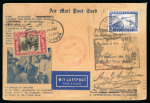 Stamp of Nicaragua 1929 Graf Zeppelin Mediterranean Flight cover