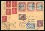 Stamp of Nicaragua 1929 Graf Zeppelin Mediterranean Flight cover