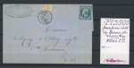 Stamp of France » Lettres Classiques Collections 1854-1860, sélection de 5 lettres affranchies du 20c