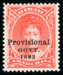 Stamp of United States » U.S. Possessions » Hawaii 1859-1894, mint */(*) collection with S. 19 et 20,