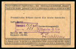 Stamp of Romania » Later Issues 1912 Incoming German airmail card to Ploesti