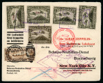Stamp of Nicaragua 1930 (May 13) USA combination Zeppelin cover