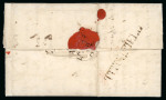 Stamp of Nicaragua 1775 complete entire from London via Jamaica to Mosquito Coast
