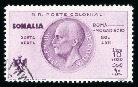 Stamp of Italy » Italian Colonies and Possessions » Somalia 1934, air post Sassone n° 7-16 used very fine