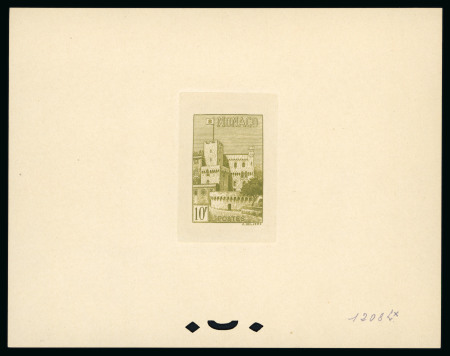Stamp of Colonies françaises » Monaco 1946-1954, Lot de 11 épreuves d’artiste et de luxe