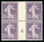 Stamp of France » Collections 1900-1914, Ensemble de + de 35 paires neuves **/* en
