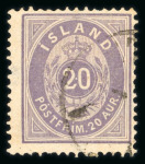 Stamp of Iceland 1873-1945, very nice mint and used collection with