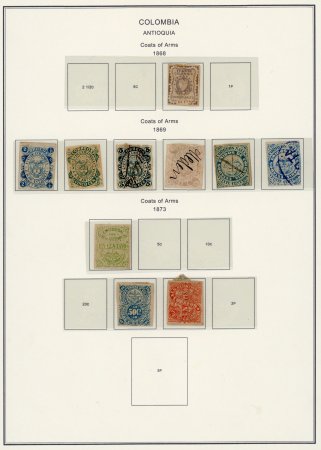 Stamp of Colombia » Local Issues Colombia/local issues : 1868-1903, nice mint and used