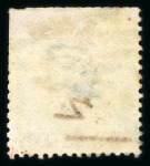 Stamp of Malaysia » Straits Settlements 1869 2 on Three Half Cents on 1/2a blue used