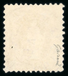 Stamp of Switzerland / Schweiz » Stehende Helvetia 1898, Stehende Helvetia 3 Fr. braun, auf normalem Papier, mit breitem Kontrollzeichen, Feld 91, Druckplatte Ia,  zentrisch entwertet mit schwarzem Stempel