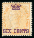 Stamp of Malaysia » Straits Settlements 1867 India surcharge set of 9 hinged mint