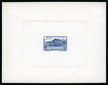Stamp of Colonies françaises » Réunion Réunion : 1944, type Piton sans RF 60c bleu superbe