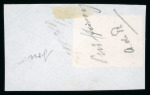 Stamp of Switzerland / Schweiz » "Waadt", "Neuenburg", "Winterthur" 1850, Waadt 5, sauber und übergehend entwertet mit schwarzer eidgenössischer Raute