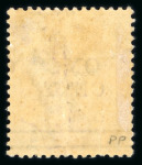 Stamp of Malaysia » Straits Settlements 1892 1c on 6c lilac, surcharge double, one inverted and misplaced, mint