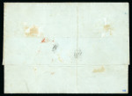 Stamp of Switzerland / Schweiz » Orts-Post und Poste Locale 1851, Orts-Post mit Kreuzeinfassung auf Brief wärend der markenlosen Zeit