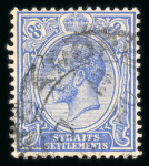 Stamp of Malaysia » Straits Settlements 1912-23 KGV Wmk Crown CA inverted group