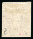 Stamp of Chile 1854 5c chocolate brown, lithographed by Gillet, unused