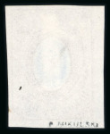 Stamp of Russia » Russia Imperial 1857-58 First Issues Arms 10k brown & blue (St. 1) 1857 10kop corner marginal with fine to huge margins, used with pen cancel