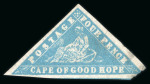 Stamp of South Africa » Cape of Good Hope 1861 Woodblock 4d pale bright blue unused