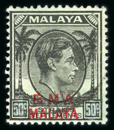 Stamp of Malaysia » Malaya British Military Administration Accumulation on hagners mint and used