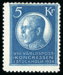 Stamp of Sweden 1855-1975, very extensive mint and used collection
