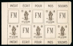 Stamp of France » Collections 1903-1955, sur 13 plaquettes, bel ensemble composé