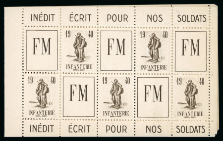 Stamp of France » Collections 1903-1955, sur 13 plaquettes, bel ensemble composé