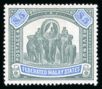Stamp of Malaysia » Federated Malay States 1900-30s collection oh hagner sheets