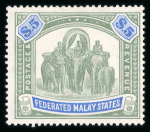 Stamp of Malaysia » Federated Malay States 1900-30s collection oh hagner sheets