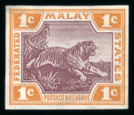 Stamp of Malaysia » Federated Malay States 1900-30s collection oh hagner sheets