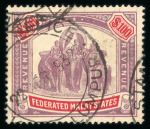 Stamp of Malaysia » Federated Malay States 1900-30s collection oh hagner sheets