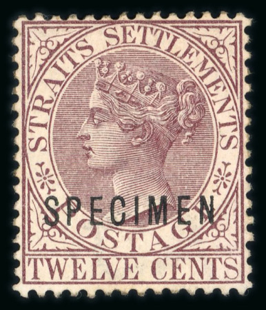 Stamp of Malaysia » Straits Settlements 1870 to 1930s Specimen accumulation