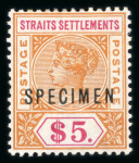 Stamp of Malaysia » Straits Settlements 1870 to 1930s Specimen accumulation
